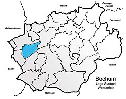 Bochum Lage Stadtteil Westenfeld